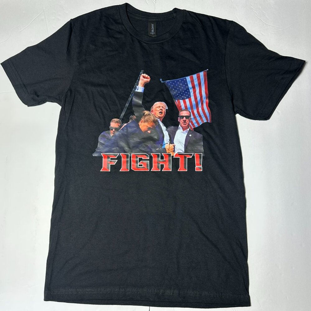 PRESIDENT DONALD TRUMP FIGHT - FIST IN AIR - ASSASSINATION ATTEMPT - MAGA SHIRT